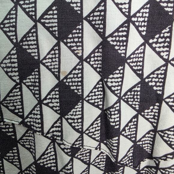 Vintage Wrangler Cowboy Cut Black & White Aztec Button Front Shirt 16 1/2- 34 - Picture 16 of 16